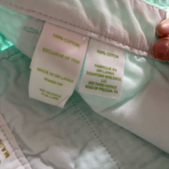 Lilly Pulitzer ‘The Buttercup’ Scallop‎ hem Shorts women's 0 - Picture 2 of 9